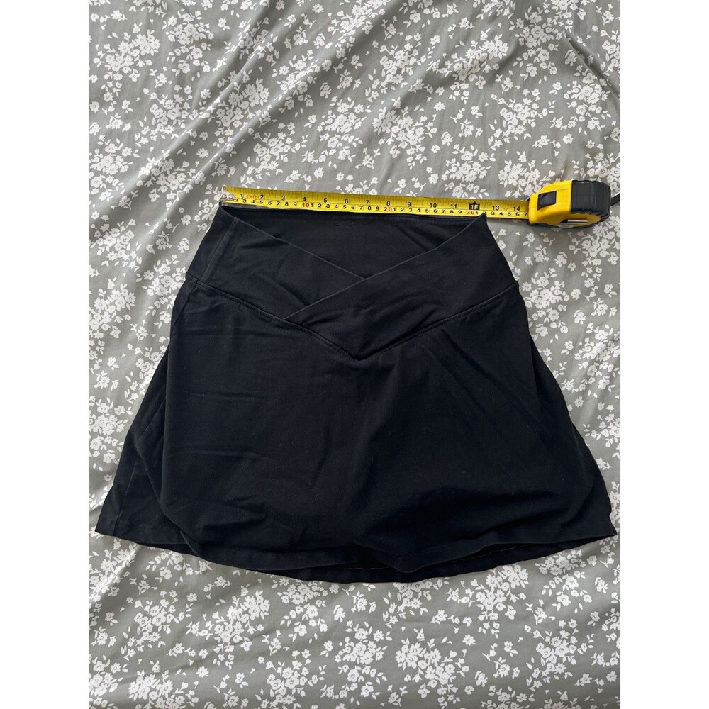 PINK Victoria's Secret Black Active Skort Golf Tennis Skirt Athletic Workout